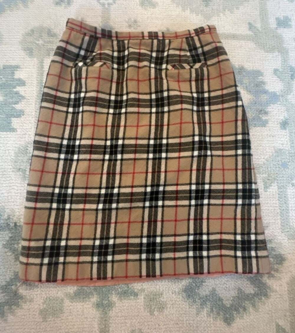 Size 2 Harolds Vintage Plaid Tartan Wool Skirt - READ